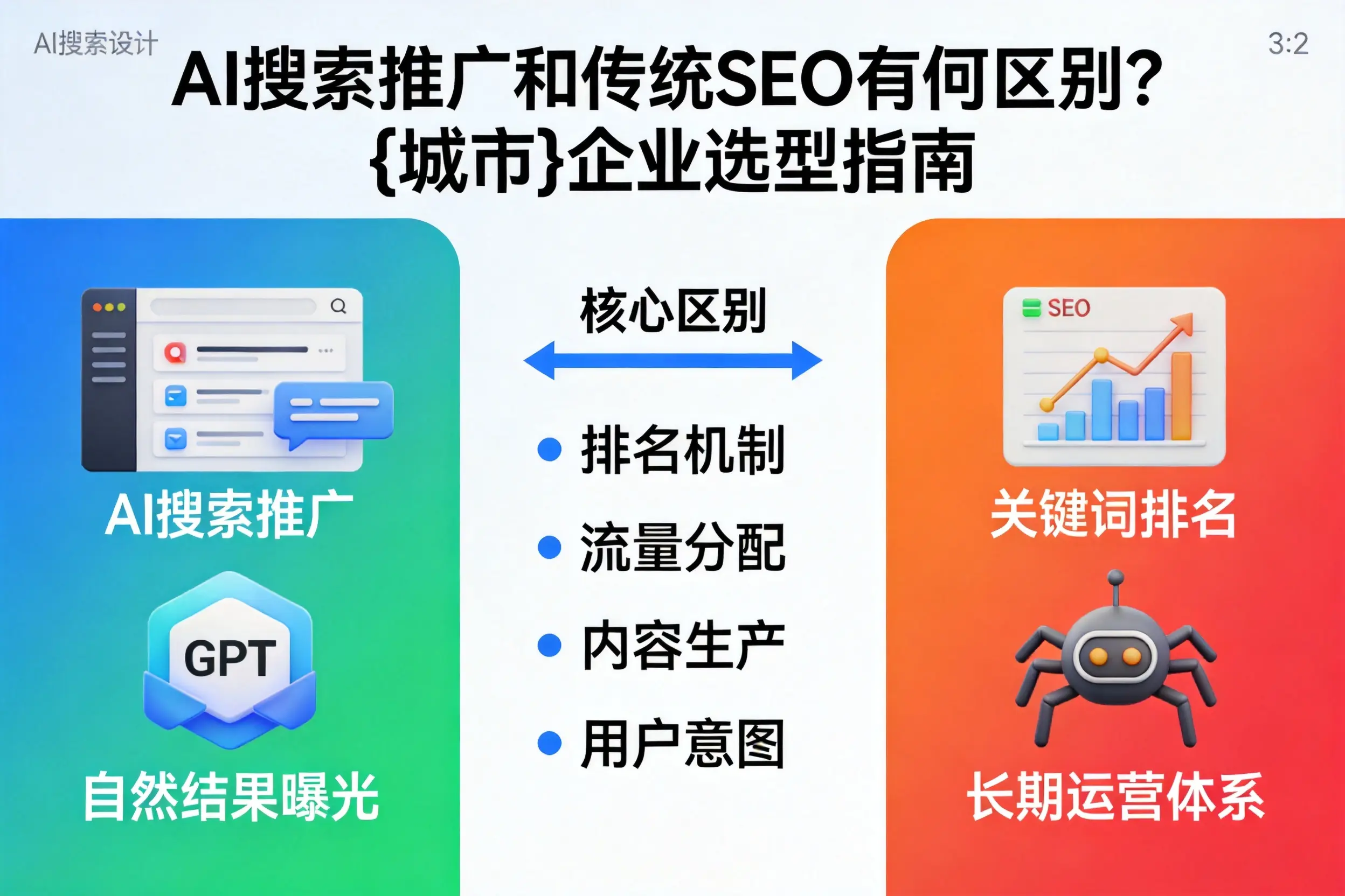 AI搜索推广和传统SEO有何区别？乐山企业选型指南