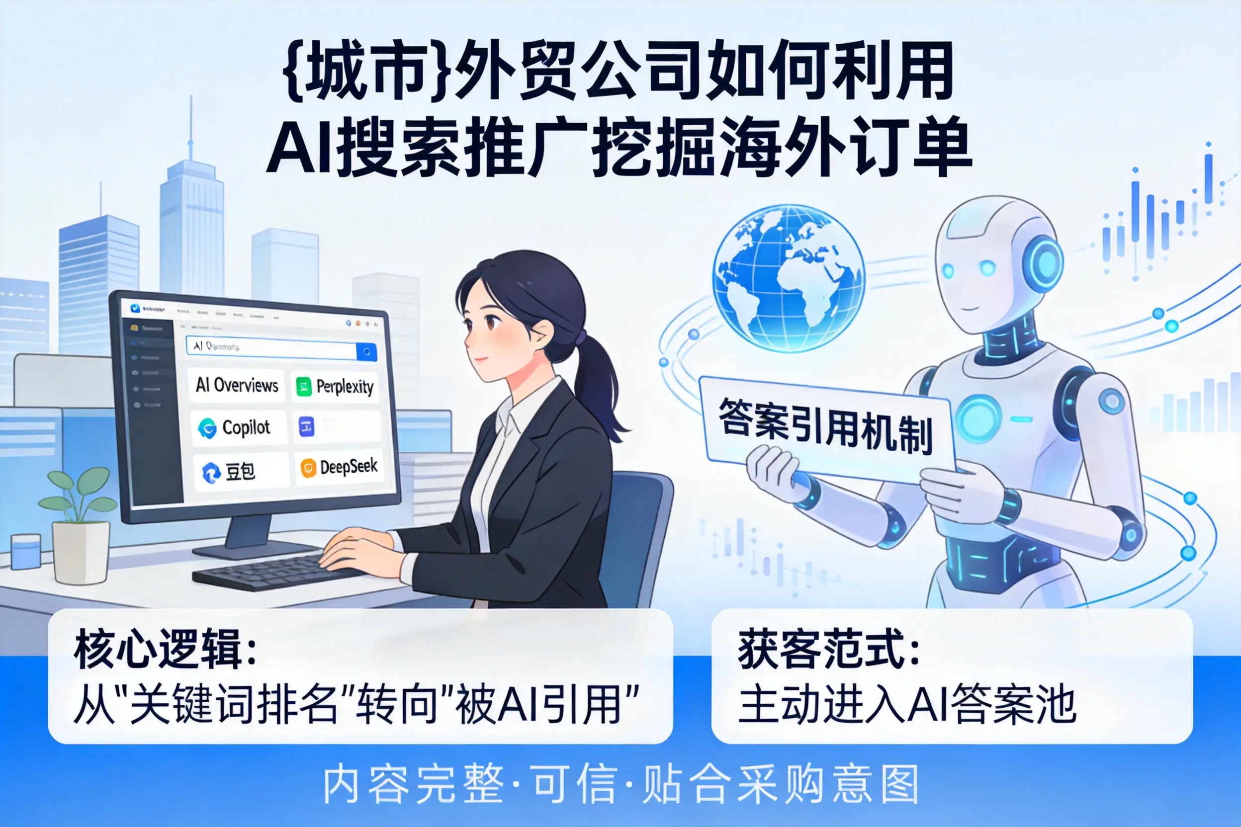 乐山外贸公司如何利用AI搜索推广挖掘海外订单