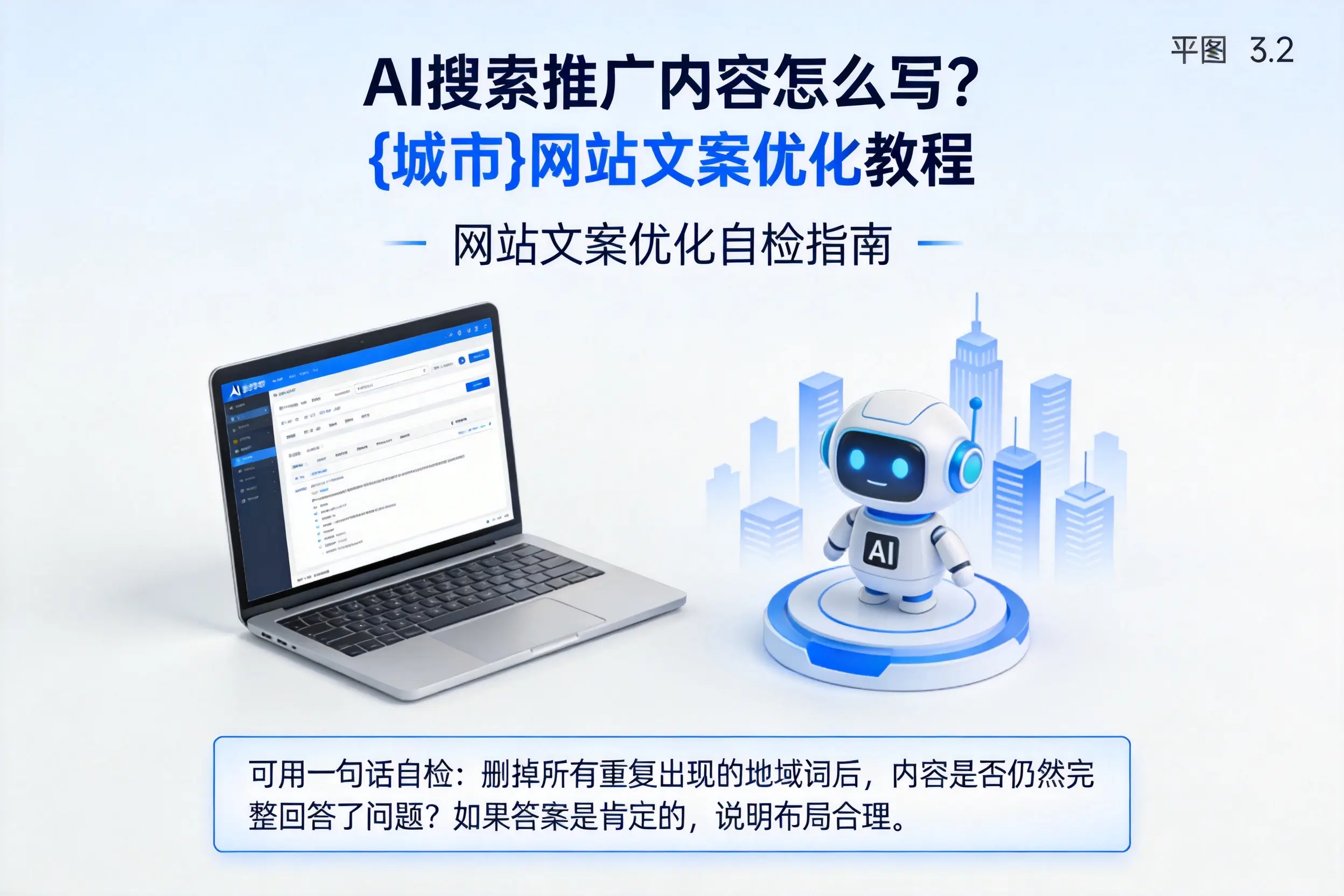 AI搜索推广内容怎么写？乐山网站文案优化教程