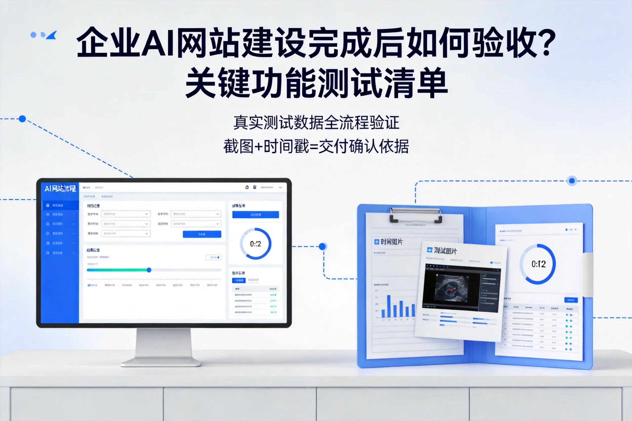 乐山企业AI网站建设完成后如何验收?关键功能测试清单
